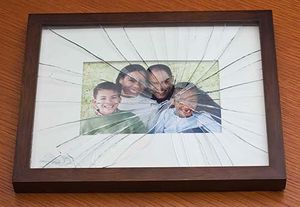 Shattered glass - framing services in New York, NY Shattered glass - framing services in New York, NY