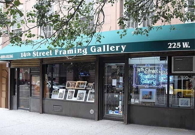 Storefront - framing shop in New York, NY