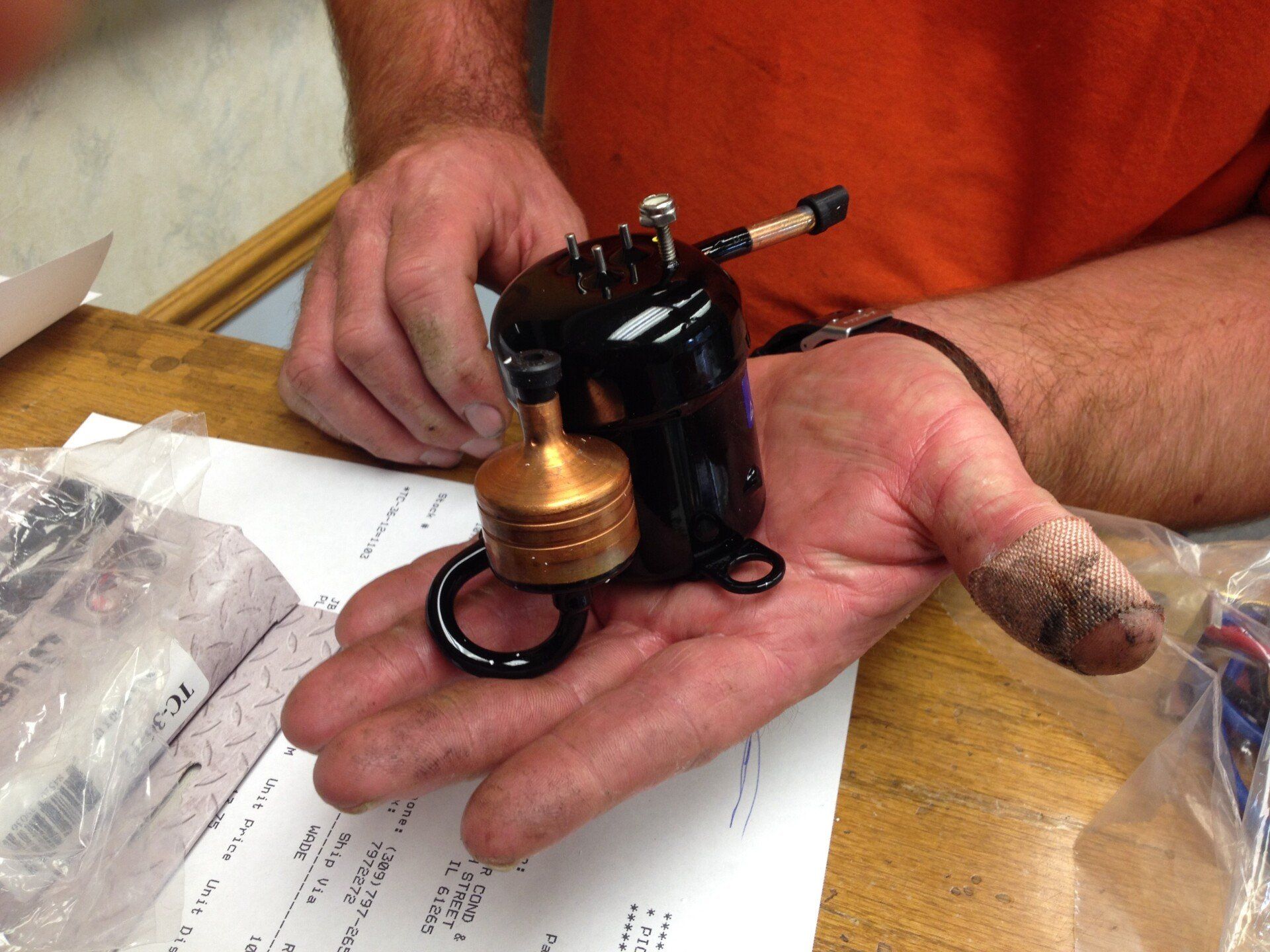 The Small Compressor on Hand – Moline, IL - A & A Refrigeration