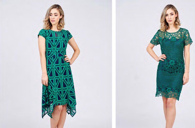 green dress