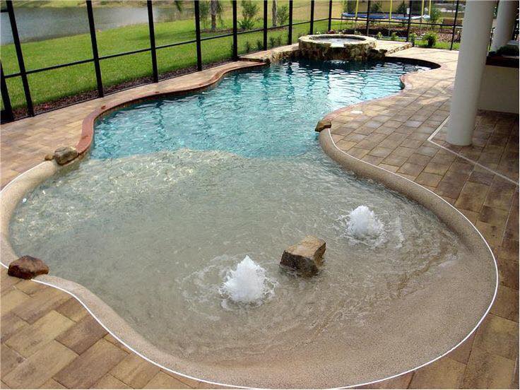 Pool With Jacuzzi — Jacksonville Beach, FL — The Batts Company