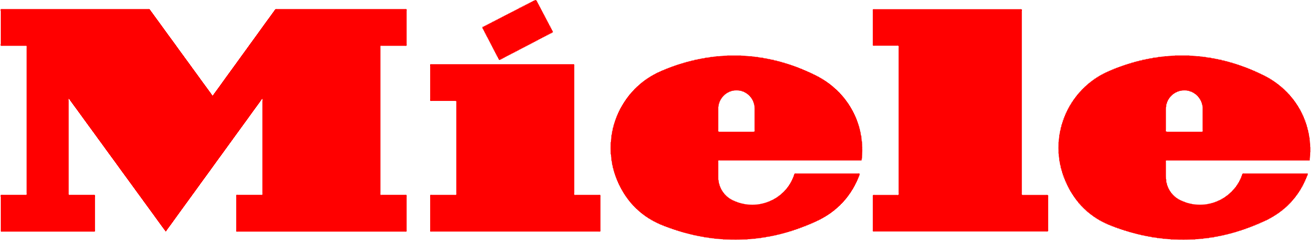 The red, stylized Miele brand logo on a white background.