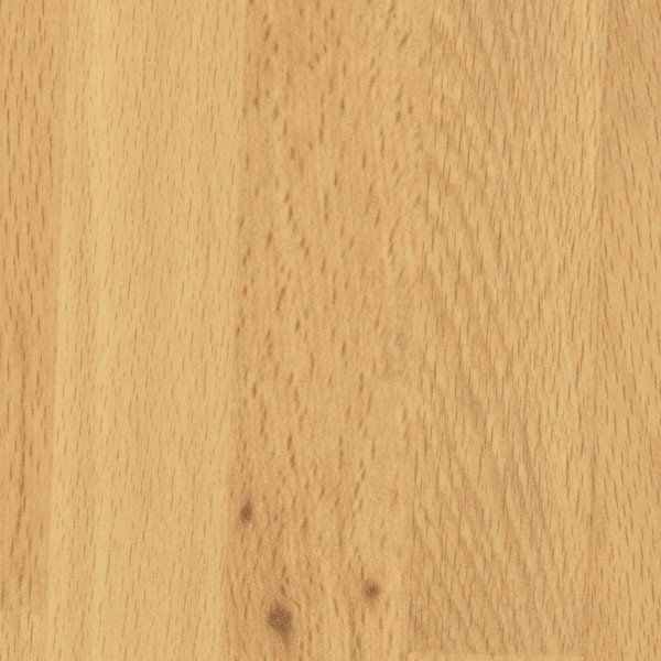 A close-up of a light-colored, smooth-grained wooden surface with vertical wood grain patterns.