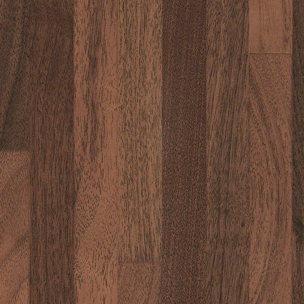 Close-up of brown, vertical wood grain planks with variations in tone and texture.