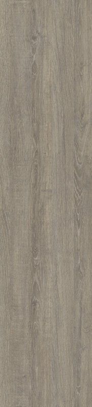 A vertical close-up of a light brown, grey-toned wood plank with natural grain and texture patterns.