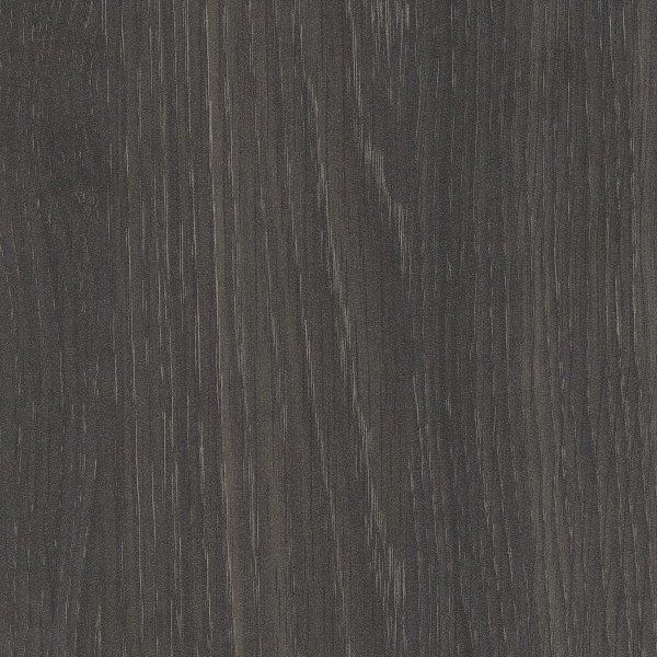 Close-up of a dark gray wood grain texture with vertical patterns and subtle tonal variations.