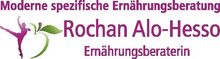 Ein Logo für Rochan Alo-Hesso mit einer Ballerina darauf