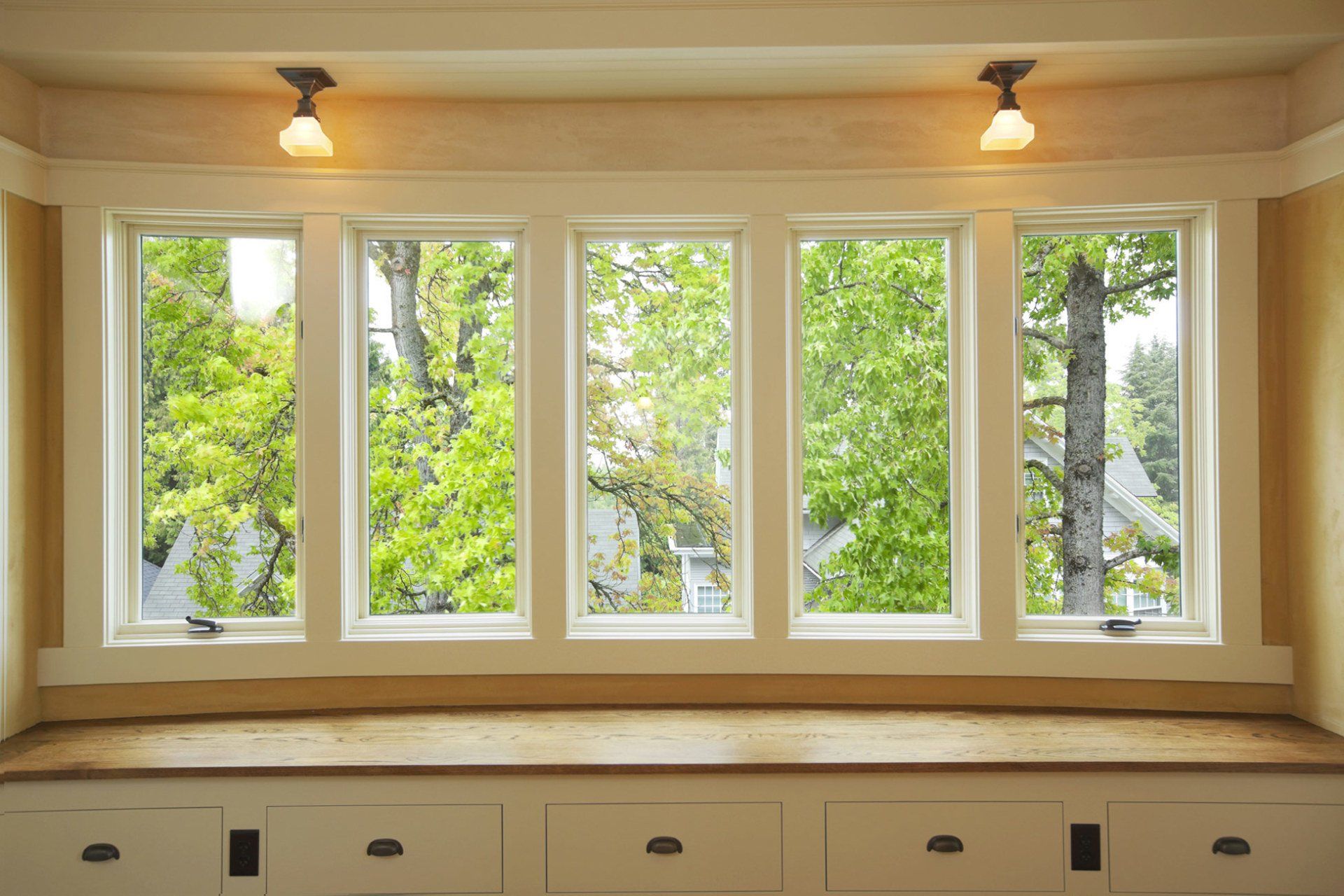 yellow window