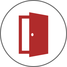 open exit door