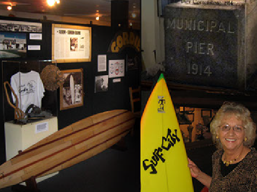 Natalie Kotsch of Huntington Beach Int Surfing Museum