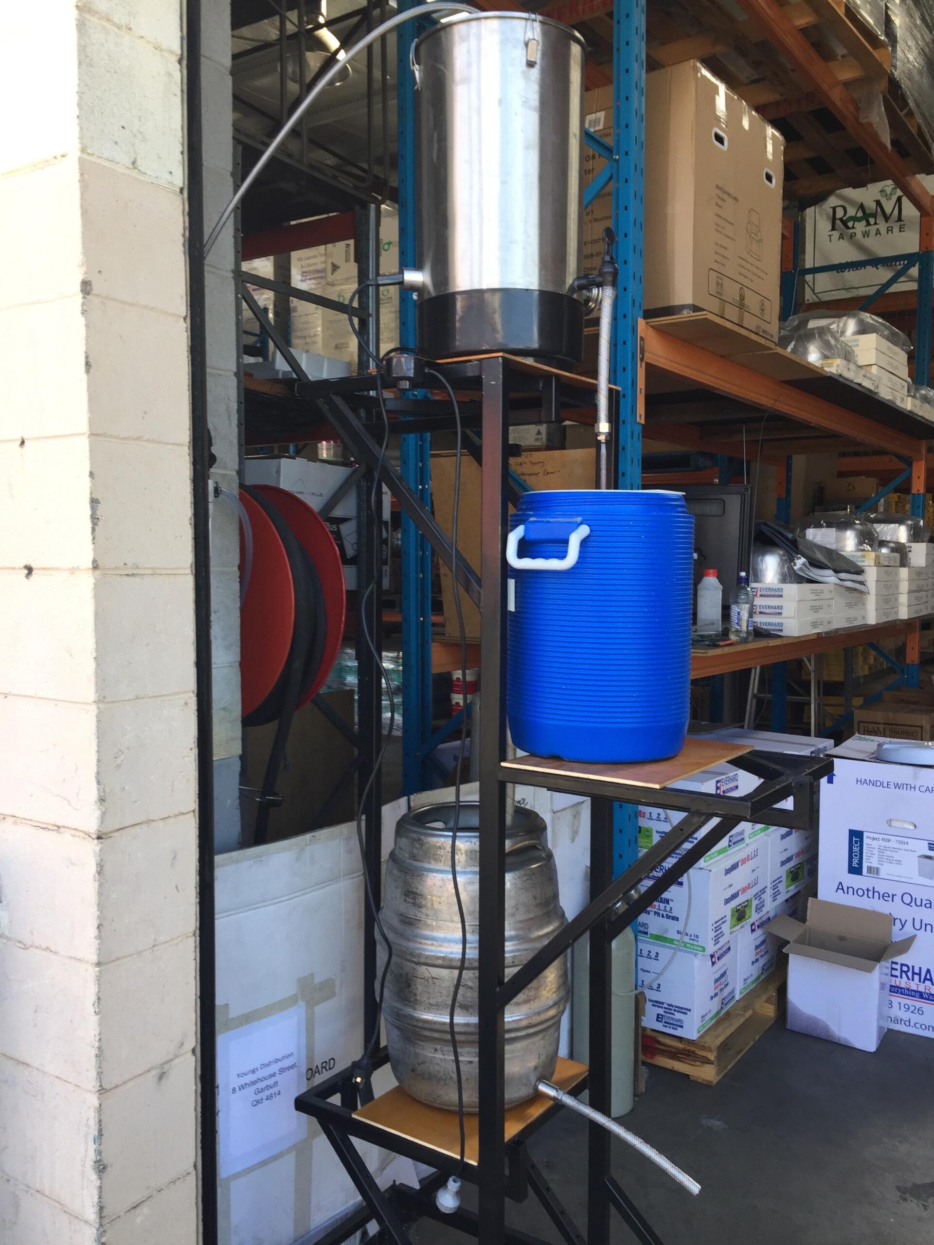 The Tower set up