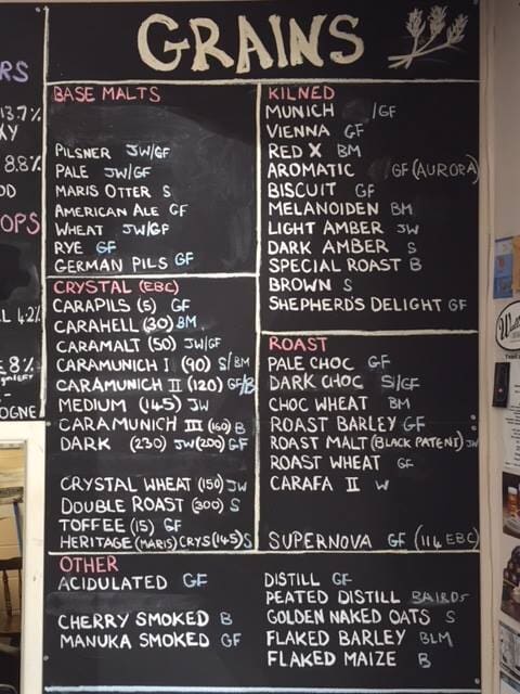 Grains List
