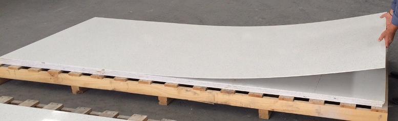 Quartz surface a solid non porous material