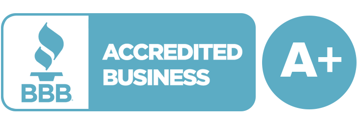 BBB logo and A+ logo