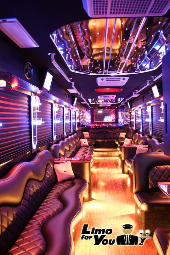 Party bus rental service in fresno ca