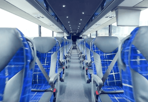 charter bus interior charter bus interior