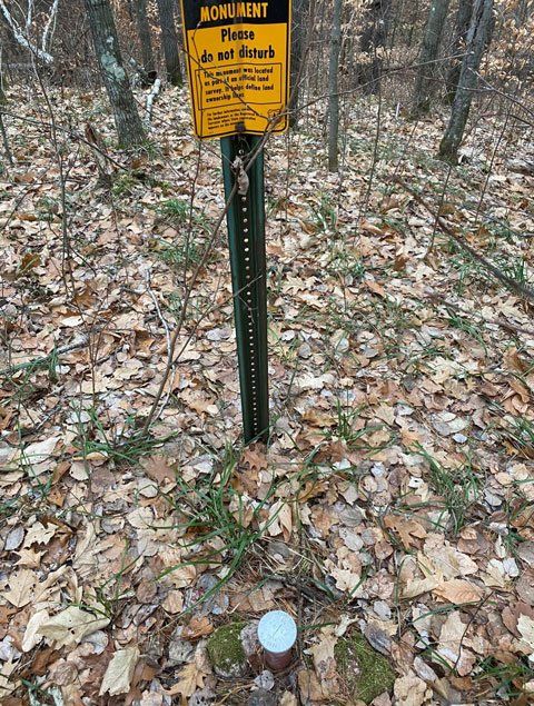 Placed Monument for Survey — Green Bay, WI — TNT Professional Land Surveyors Placed Monument for Survey — Green Bay, WI — TNT Professional Land Surveyors