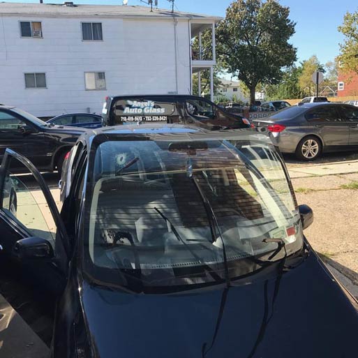 Broken Windshield Removal and Replacement ─ Staten Island, NY ─ Angel's Auto Glass