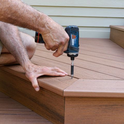 Installing Wooden Deck — Westchester, NY — Royalty Painting & Carpentry Installing Wooden Deck — Westchester, NY — Royalty Painting & Carpentry