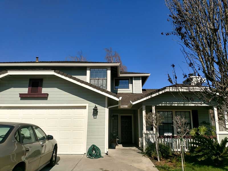 New house roof — view in Galt, CA