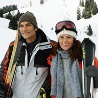 Carrying Skis on Shoulders, Winter Sports in Wausau WI Carrying Skis on Shoulders, Winter Sports in Wausau WI