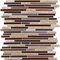 AMETHYST american TILE ice rocks mosaic 12x12