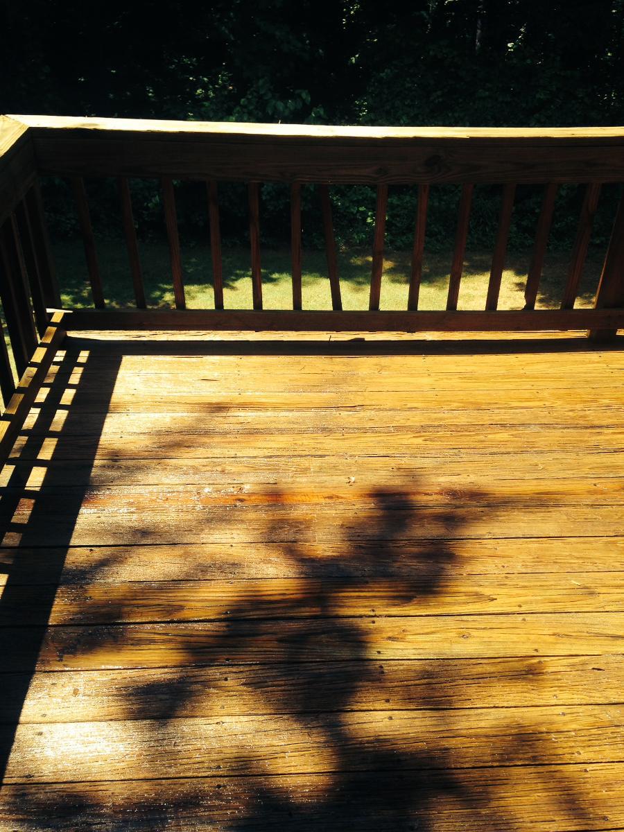Cleansed Deck in Greensboro, NC