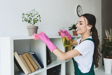 Window Being Cleaned — Cypress, TX — Total Dynamics Cleaning Services