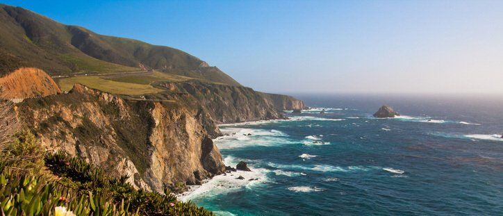 Beautiful Coastline Of Big Sur, California