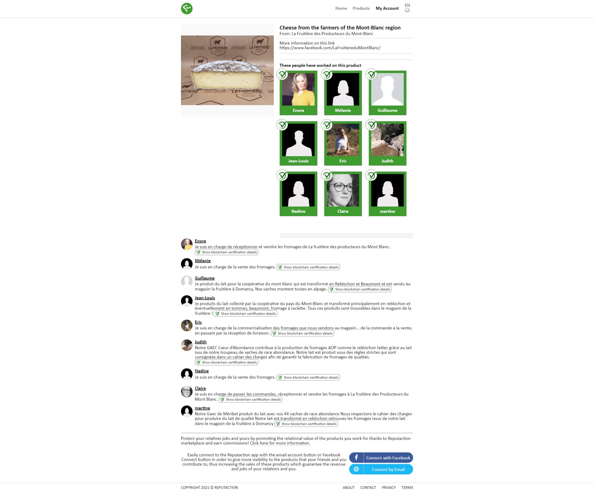 Example of product with certified ratings Example of product with certified ratings