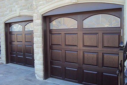 2752 fiberglass raised panel garage door