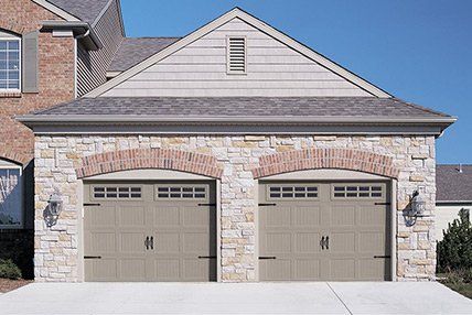 5283 stamped carriage house garage door