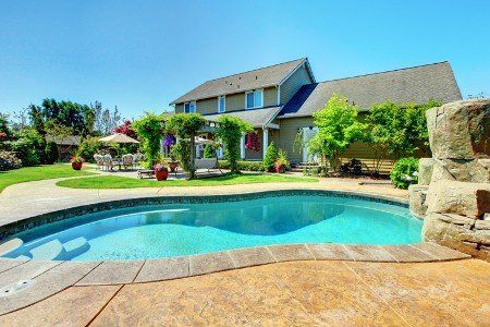 home with pool