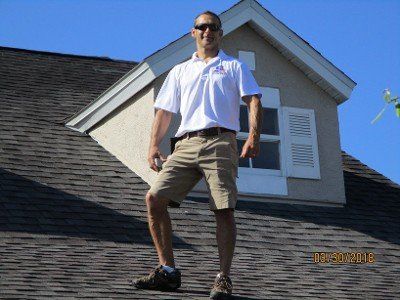 guy on roof