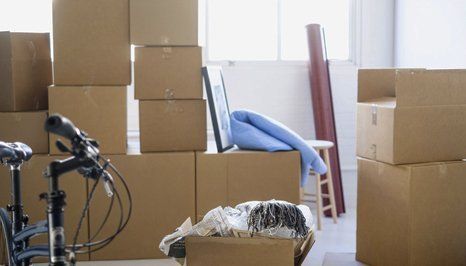 packed boxes