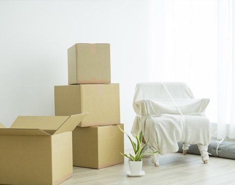 wrapped furniture
