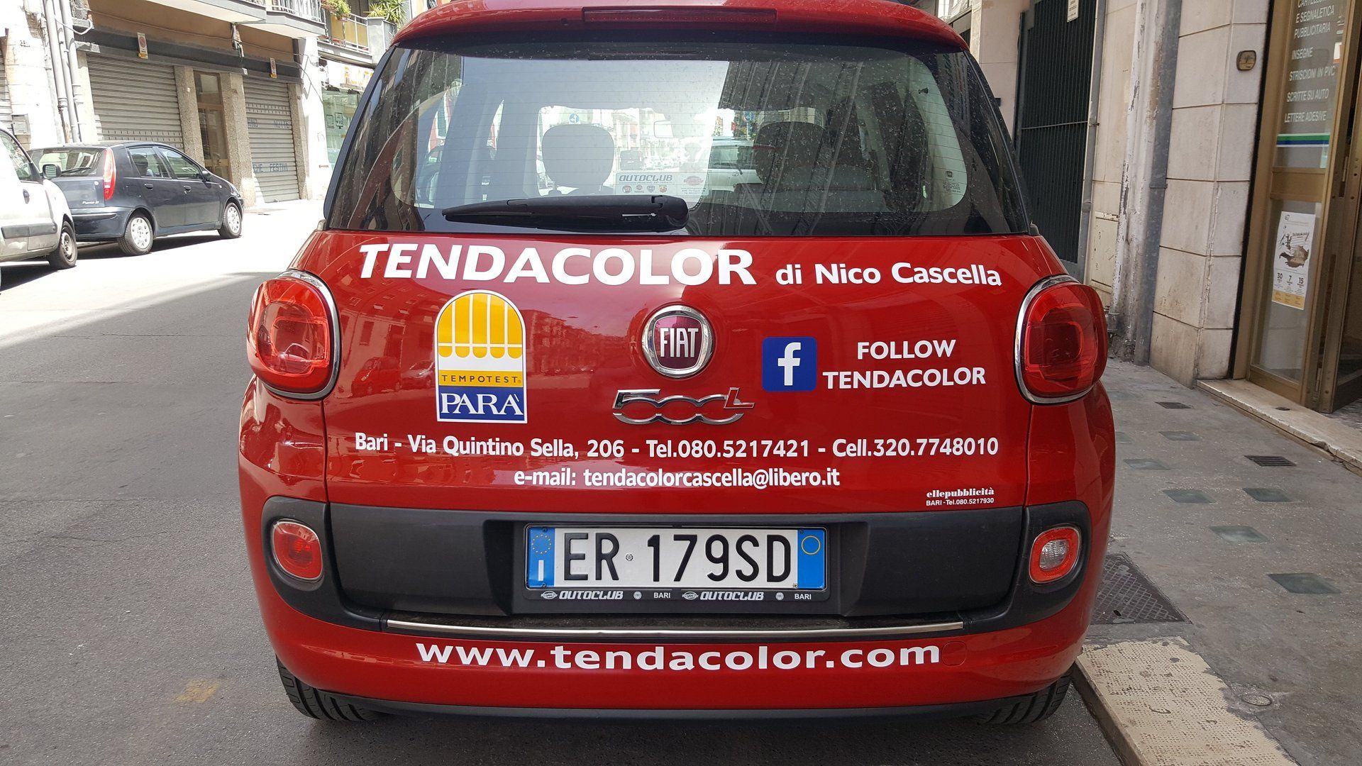 scritte su auto