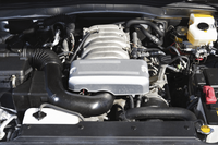 Car with open hood Car with open hood
