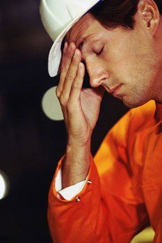 stressed at work