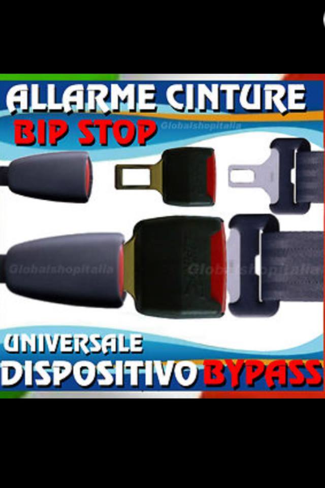 allarme cinture di sicurezza
