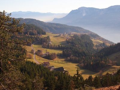 Vöran und das Etschtal im Herbst Vöran und das Etschtal im Herbst
