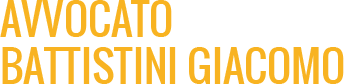 AVVOCATO BATTISTINI GIACOMO - LOGO