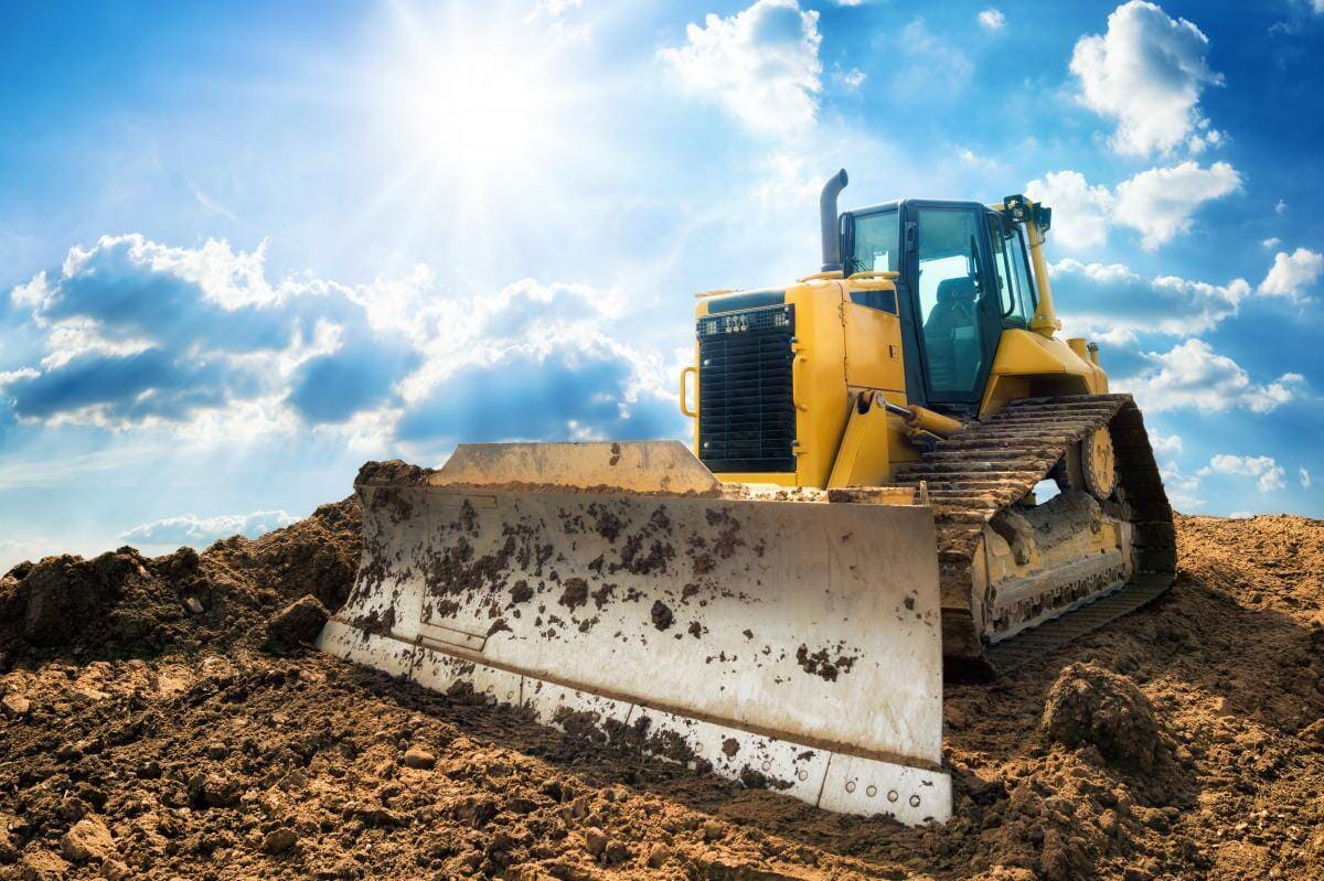 Dozer on worksite - Directional Drilling Sunshine Coast Dozer on worksite - Directional Drilling Sunshine Coast