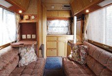interior of a mobile home