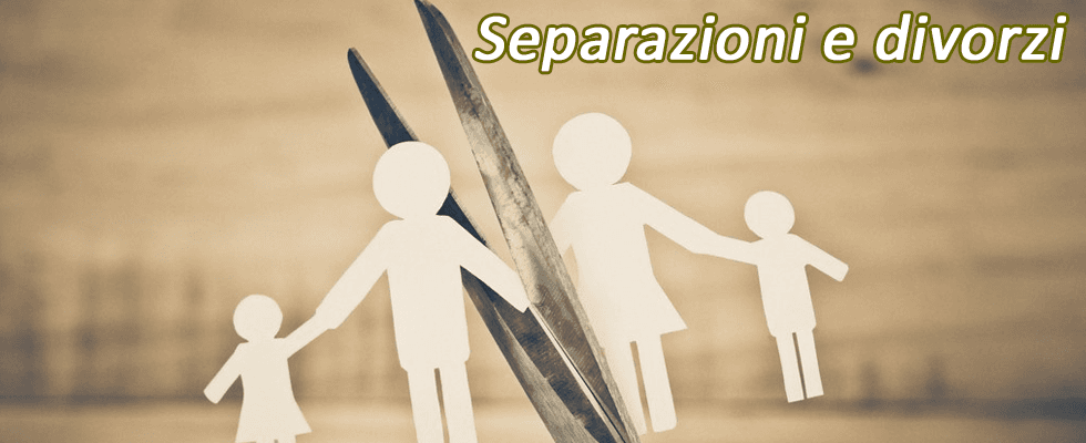 separazione e divorzi