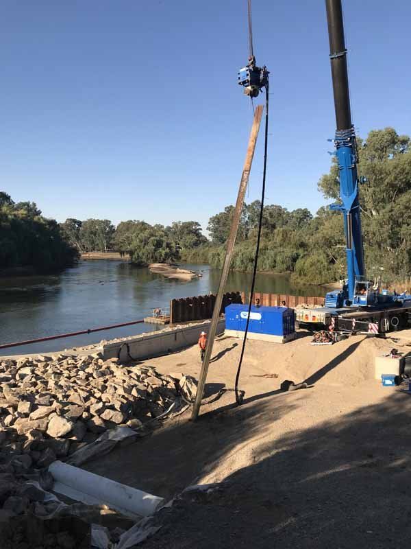 sheet piling equipment