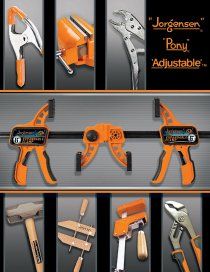 A display of jorgensen pony adjustable tools