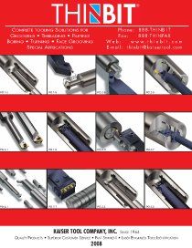 A brochure for a tool company called thinbit