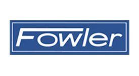 A blue sign that says fowler on it
