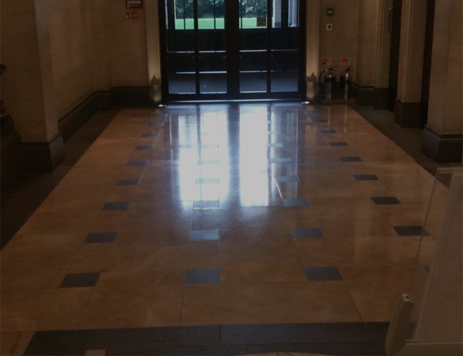 marble floor